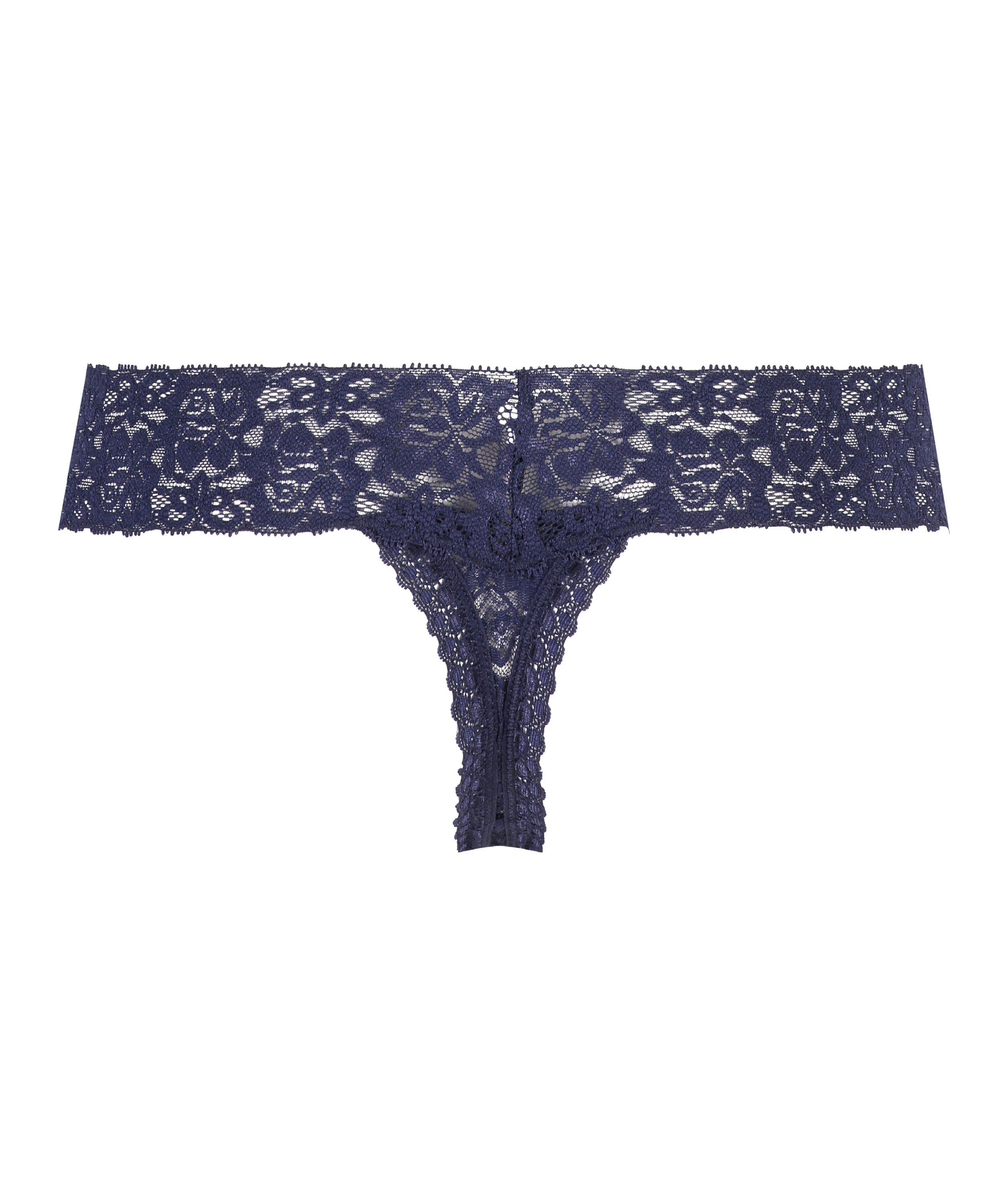 G-streng Floral lace, bl&aring;, main