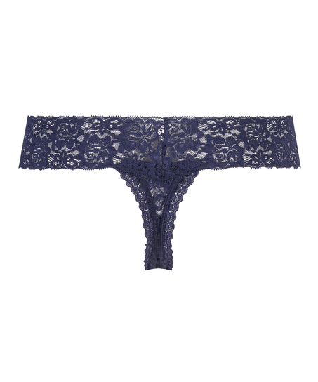 G-streng Floral lace, bl&aring;
