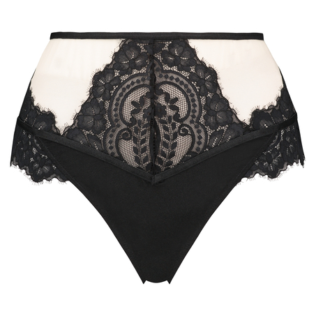 Bella h&oslash;j brasiliansk trusse, sort