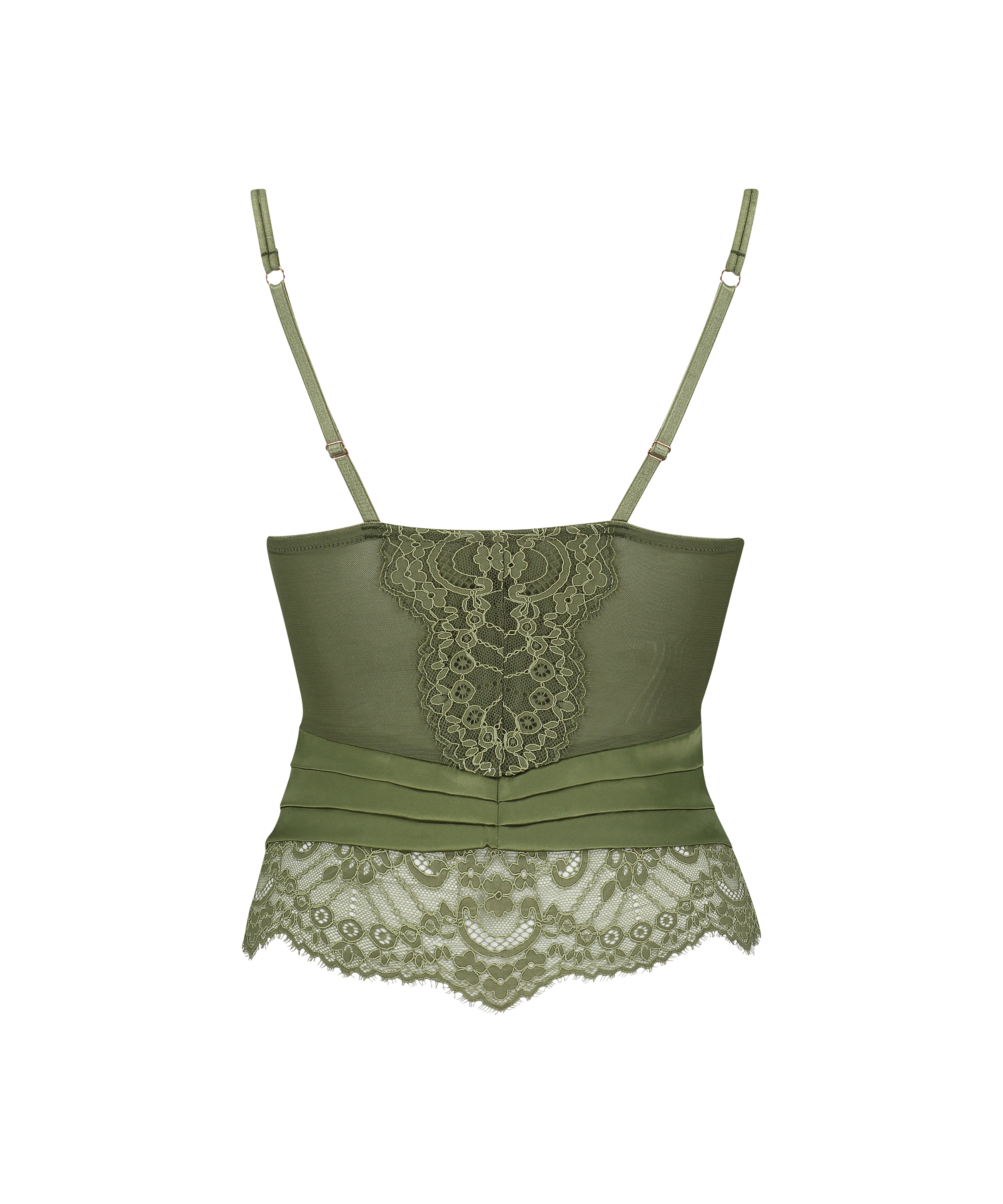 Formst&oslash;bt b&oslash;jle-bustier Amelia, Gr&oslash;n, main