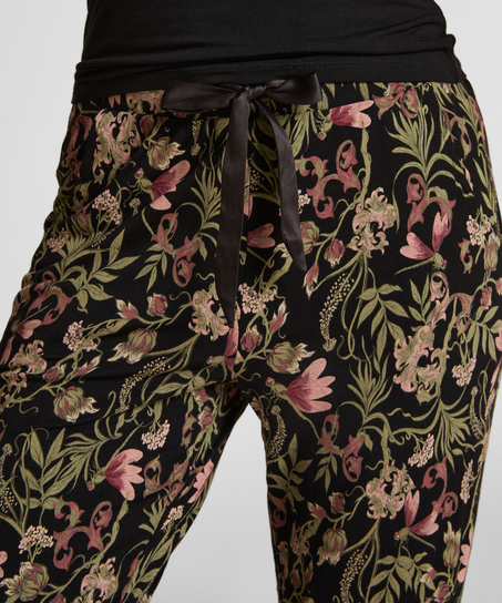 Pyjamasbukser Jersey, Sort