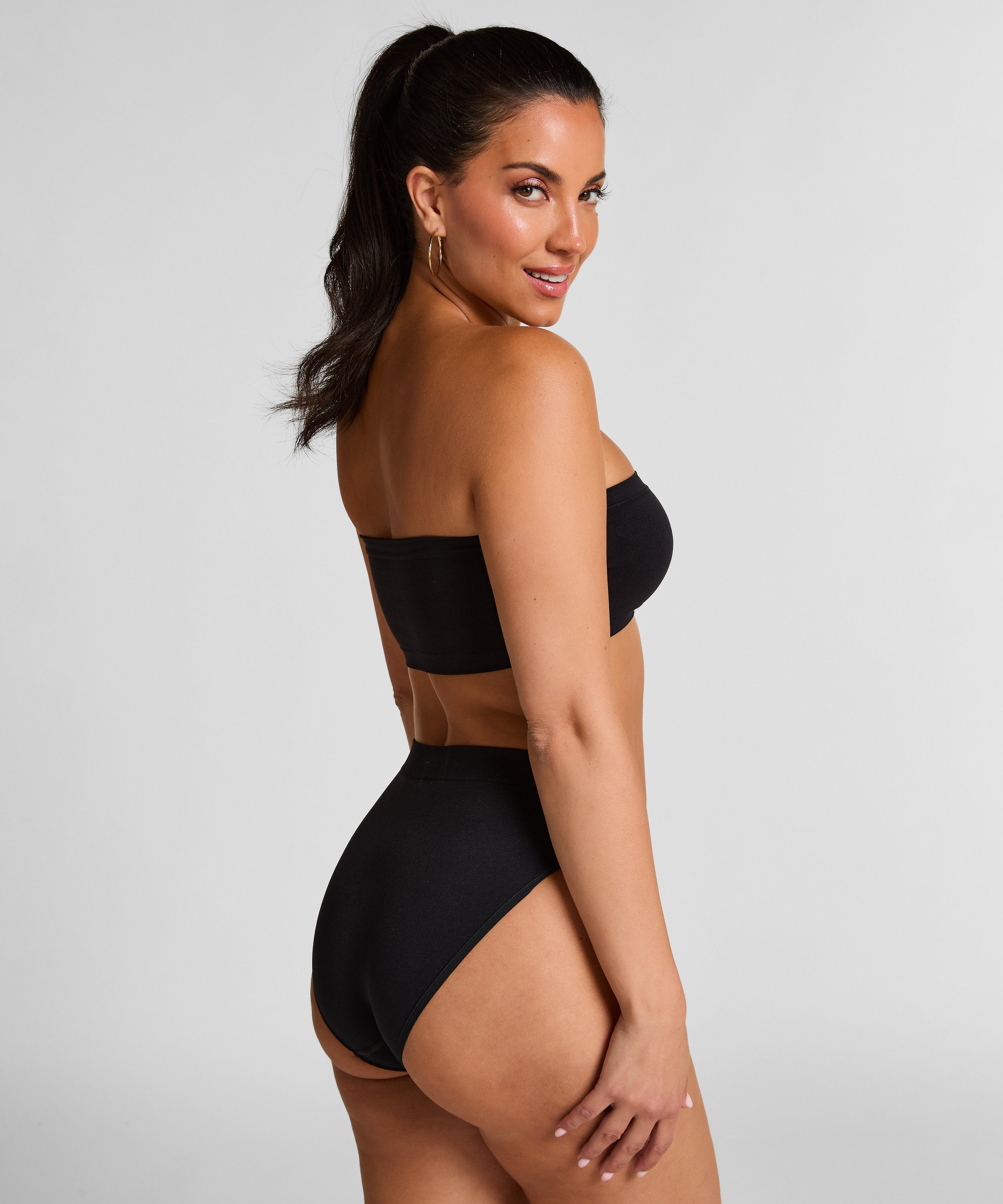 Dide høj trusse, Sort, main