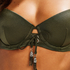 Formstøbt bikinitop med bøjle Lucia, grøn