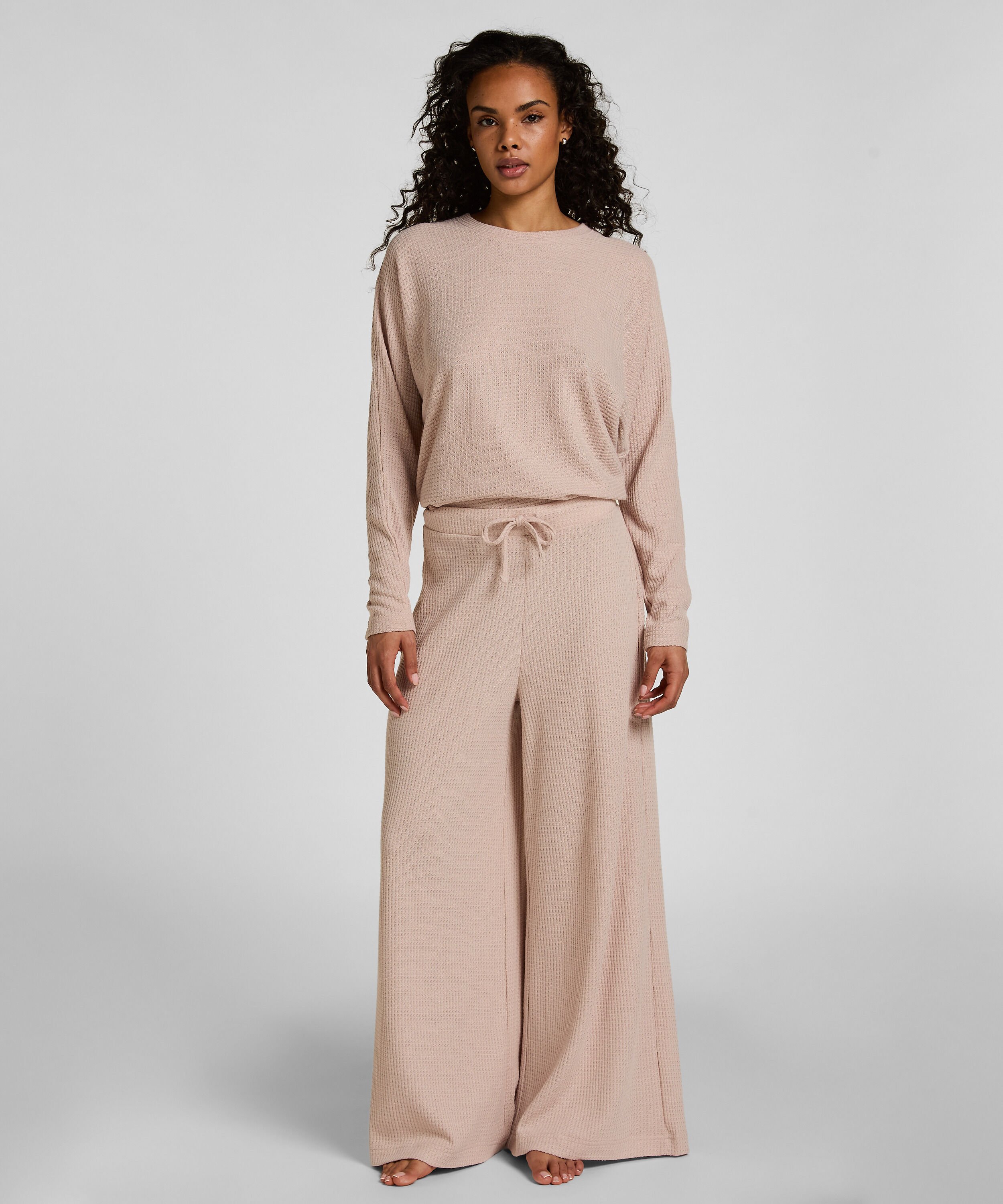 Bukser Waffle Tracey, Beige