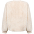 Langærmet top i blød fleece, Beige