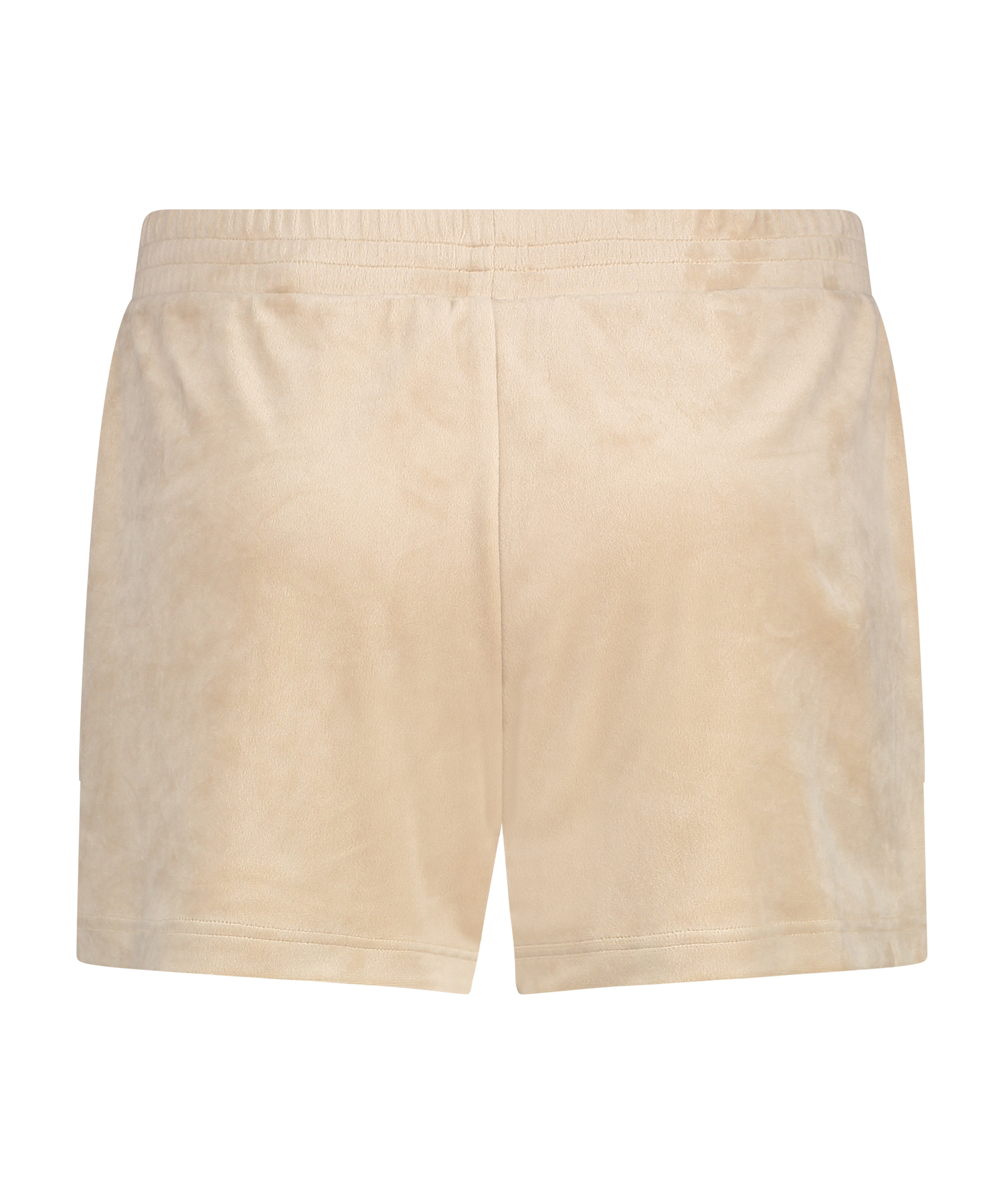 Fløjlsshorts med lomme, Beige, main