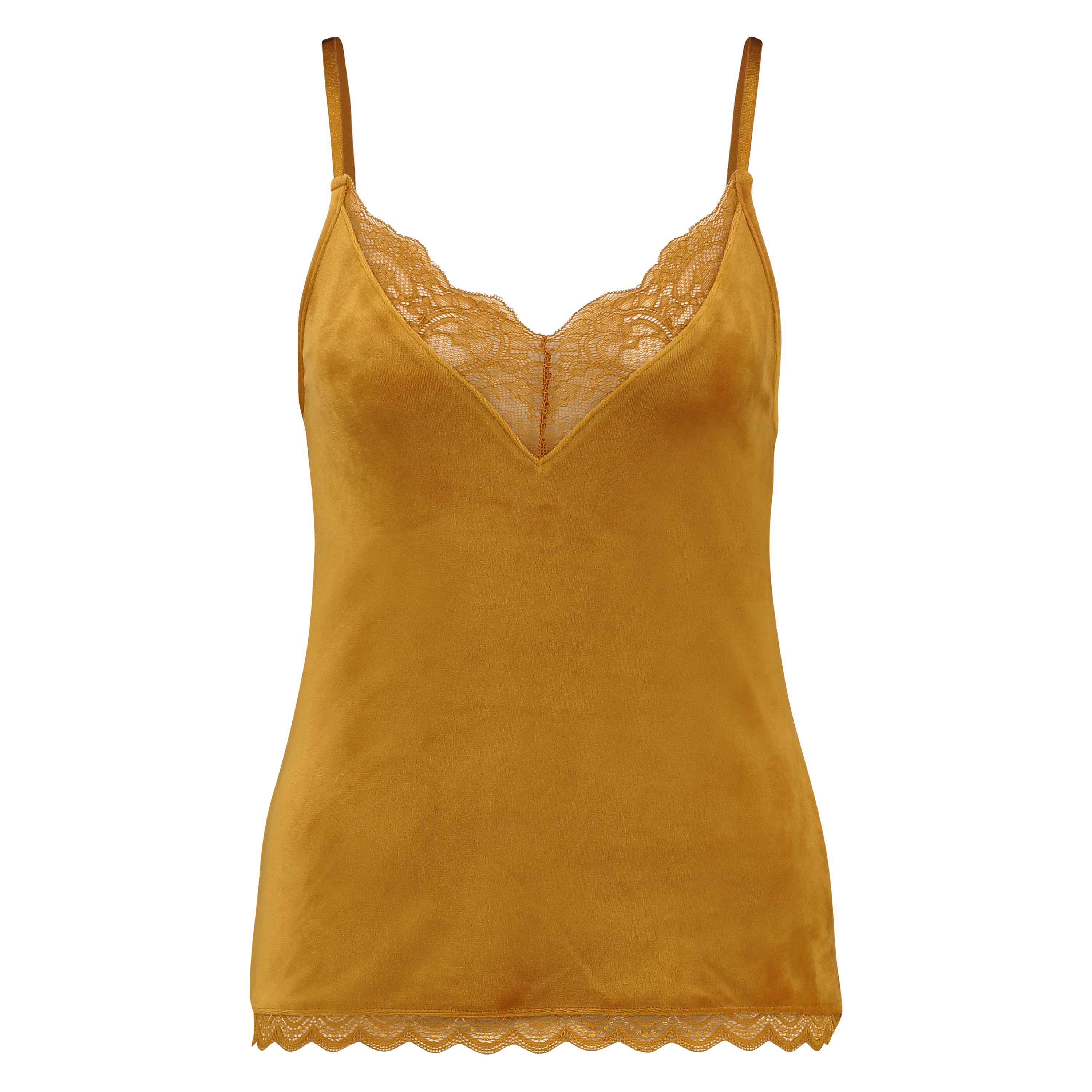 Velours Lace cami, Gul, main