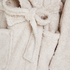 Lang badekåbe Fleece, Beige