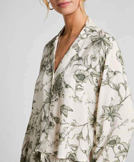 Pyjamatop Storylover, Hvid