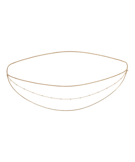 Pearl taljekæde, gul