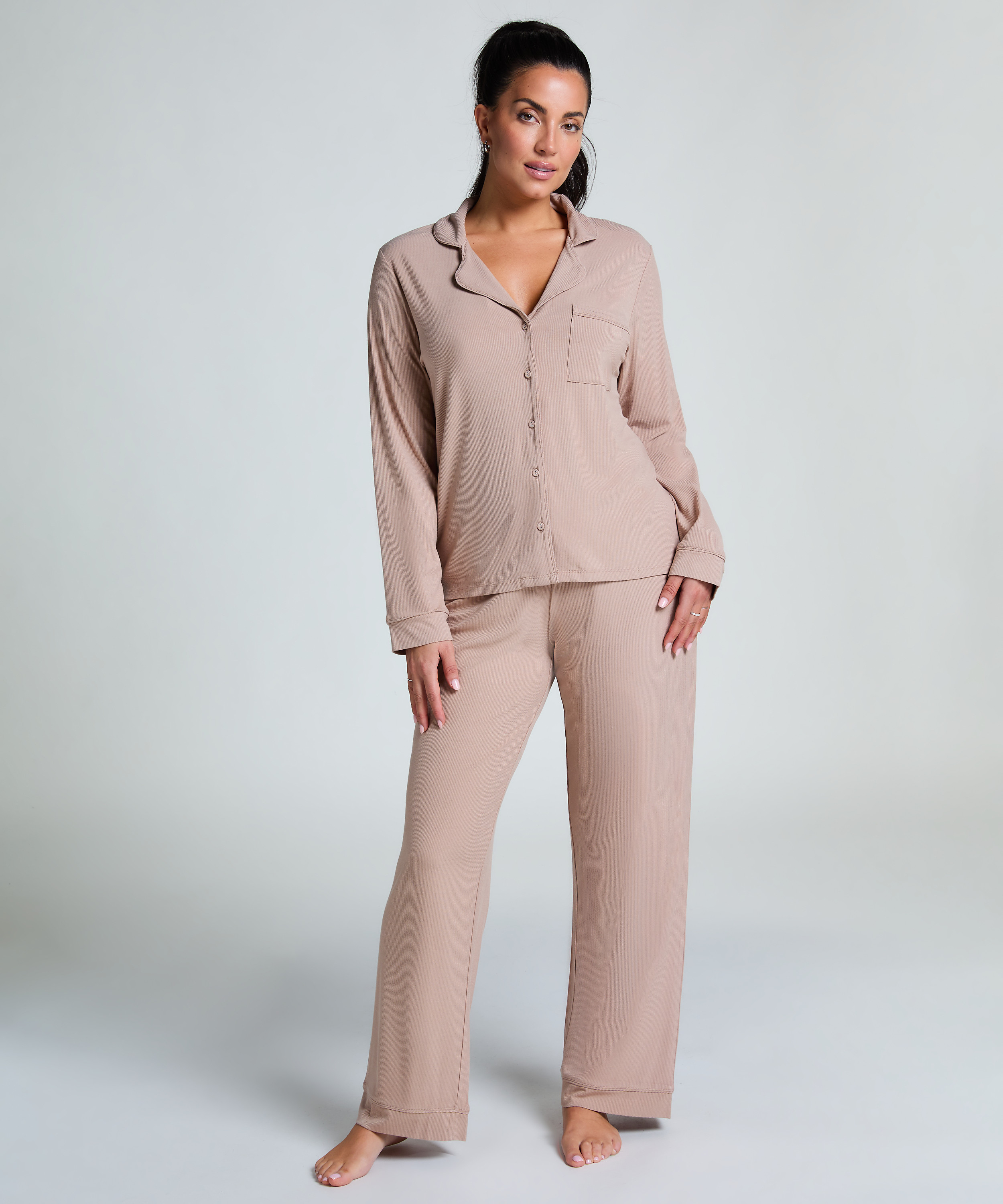 Jacket Rib Essential, Beige, main