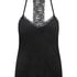 Velours Lace cami, sort