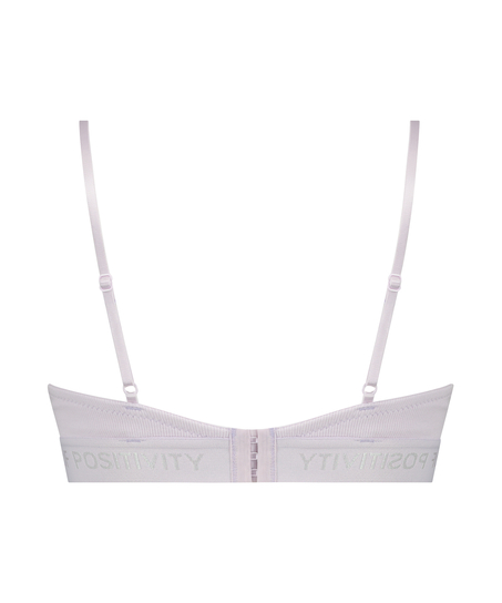 Ikke-formstøbt bøjle-bh Amalia, Lilla