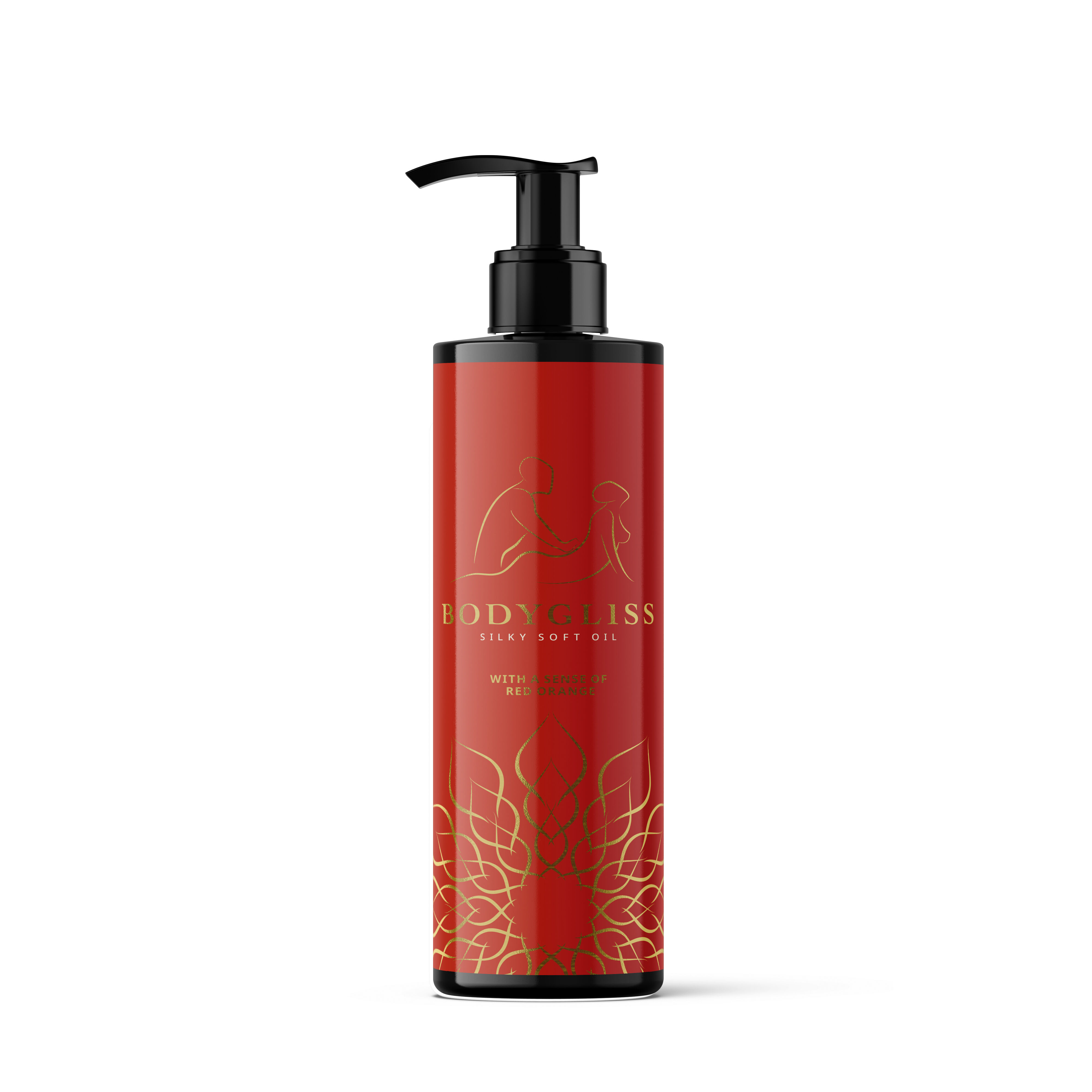 BodyGliss - Massageolie med rød orange 15 ml, Orange