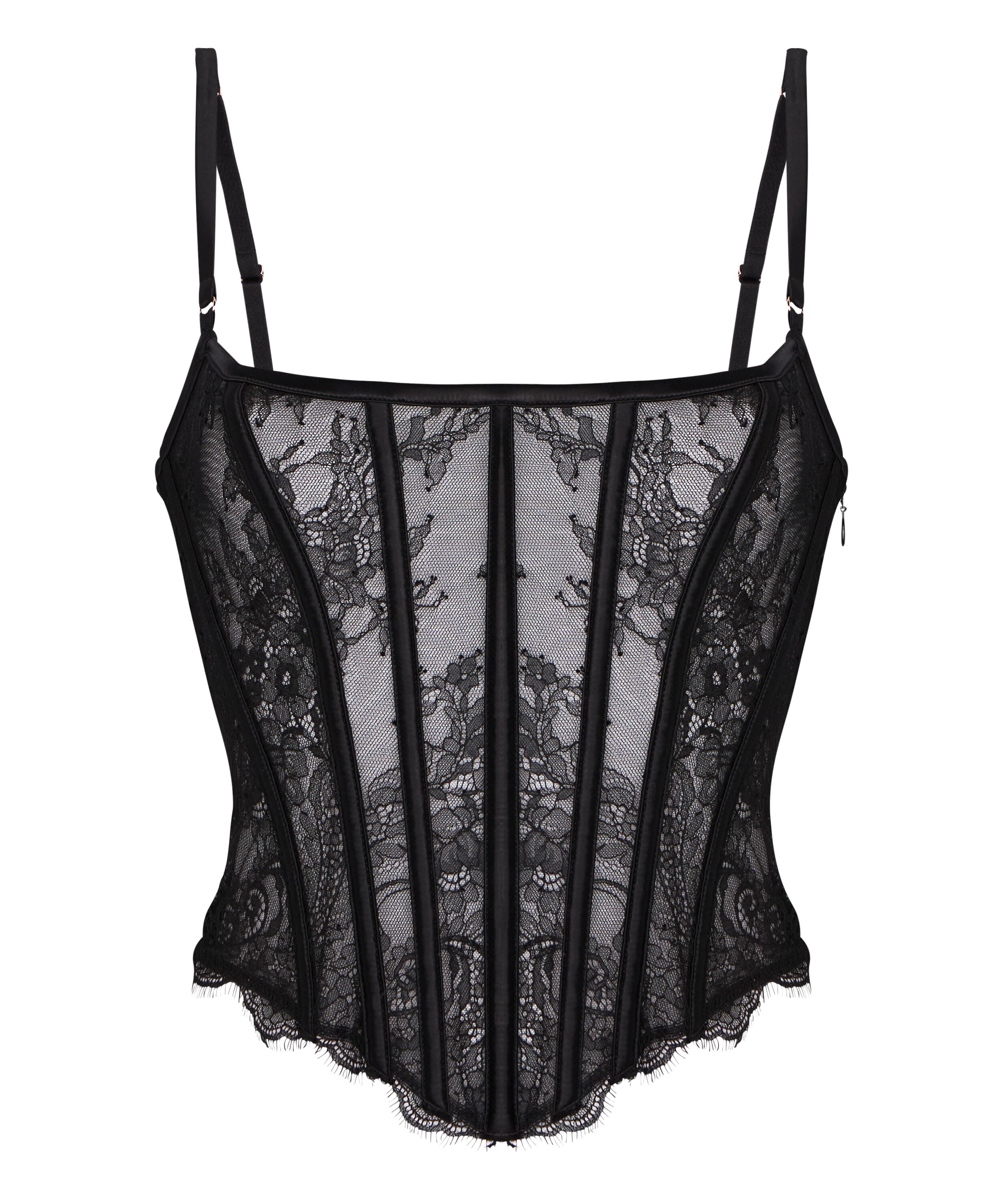 Bustier Sylvia, Sort