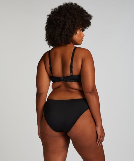 Rio Bikinitrusse Scallop, Sort