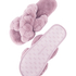 Hjemmesko Fake Fur, lilla