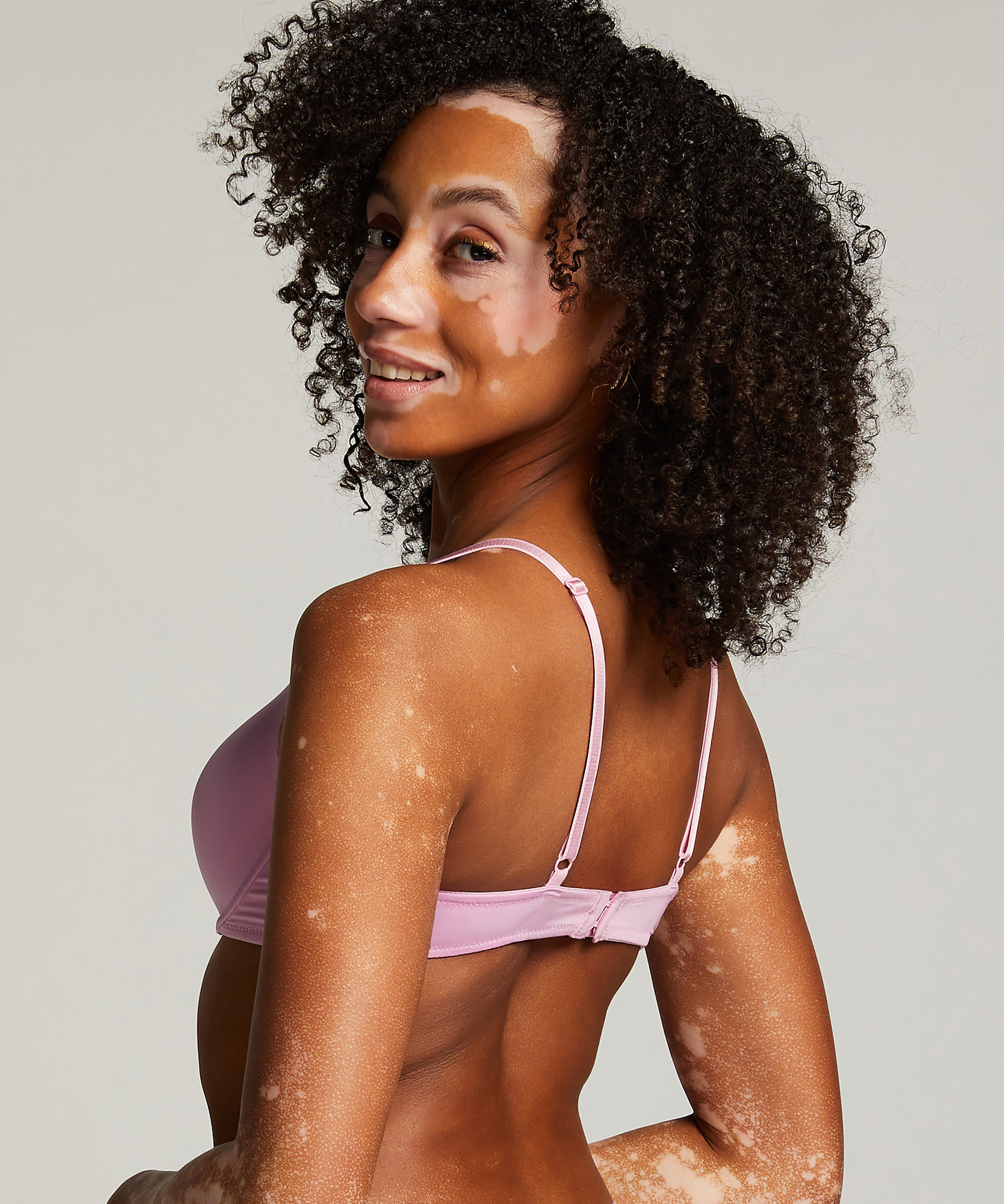 Formstøbt bøjle-bh Plunge, Lyserød, main