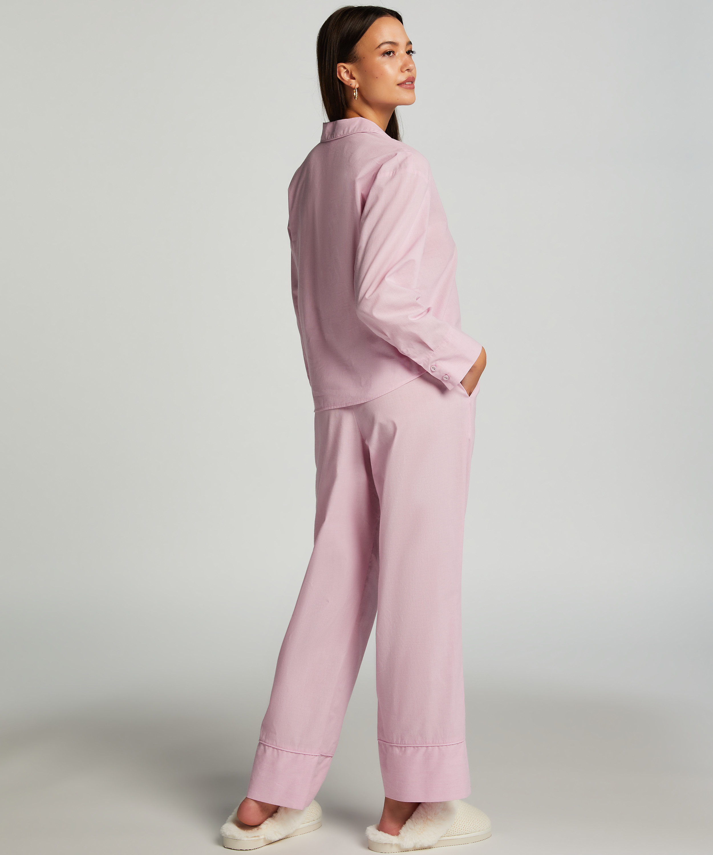 Pyjamasbukser Stripy, pink, main