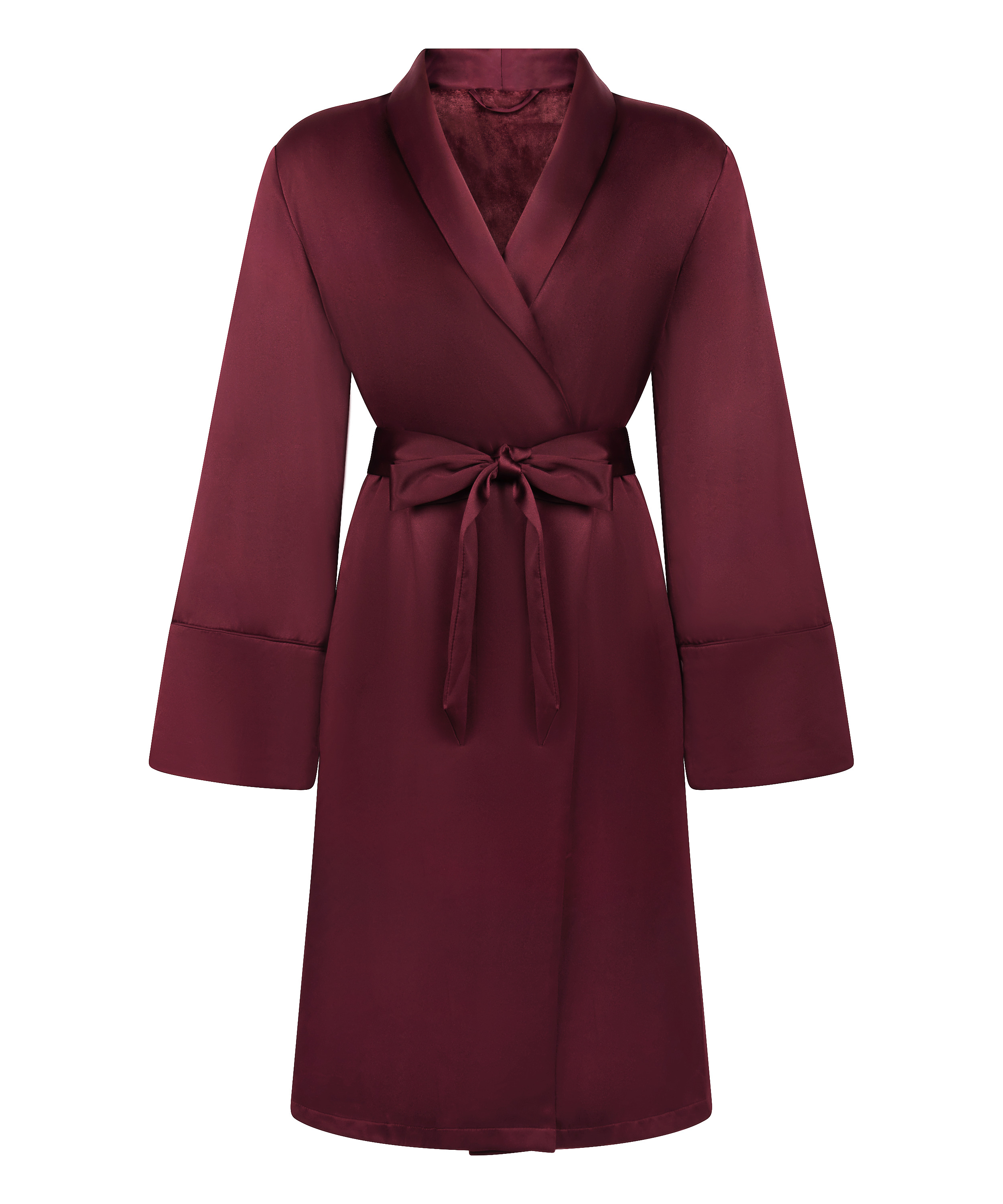 Badekåbe Satin Fleece, Rød, main