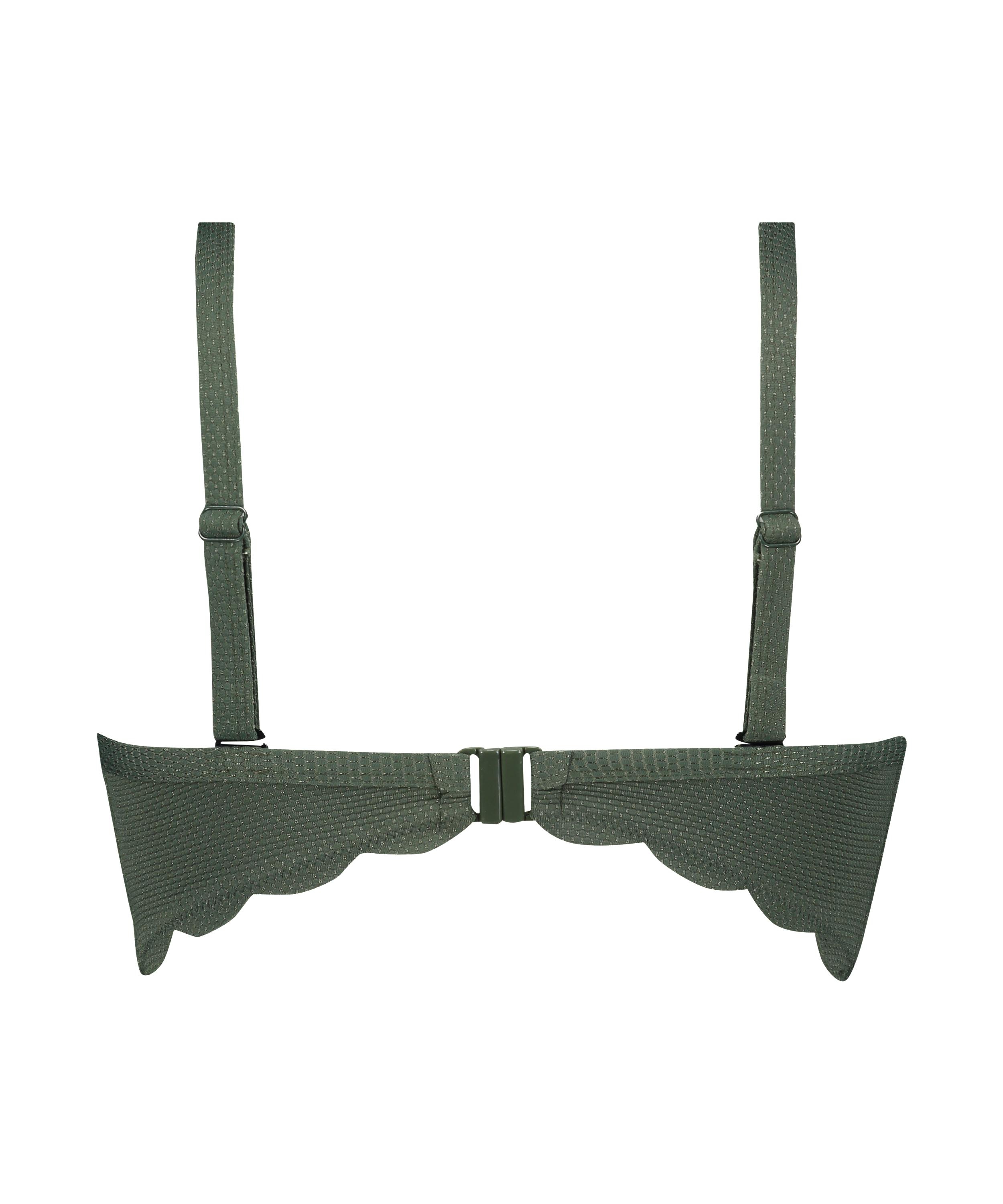 Formst&oslash;bt bikinitop med b&oslash;jle Scallop Glam, Gr&oslash;n, main