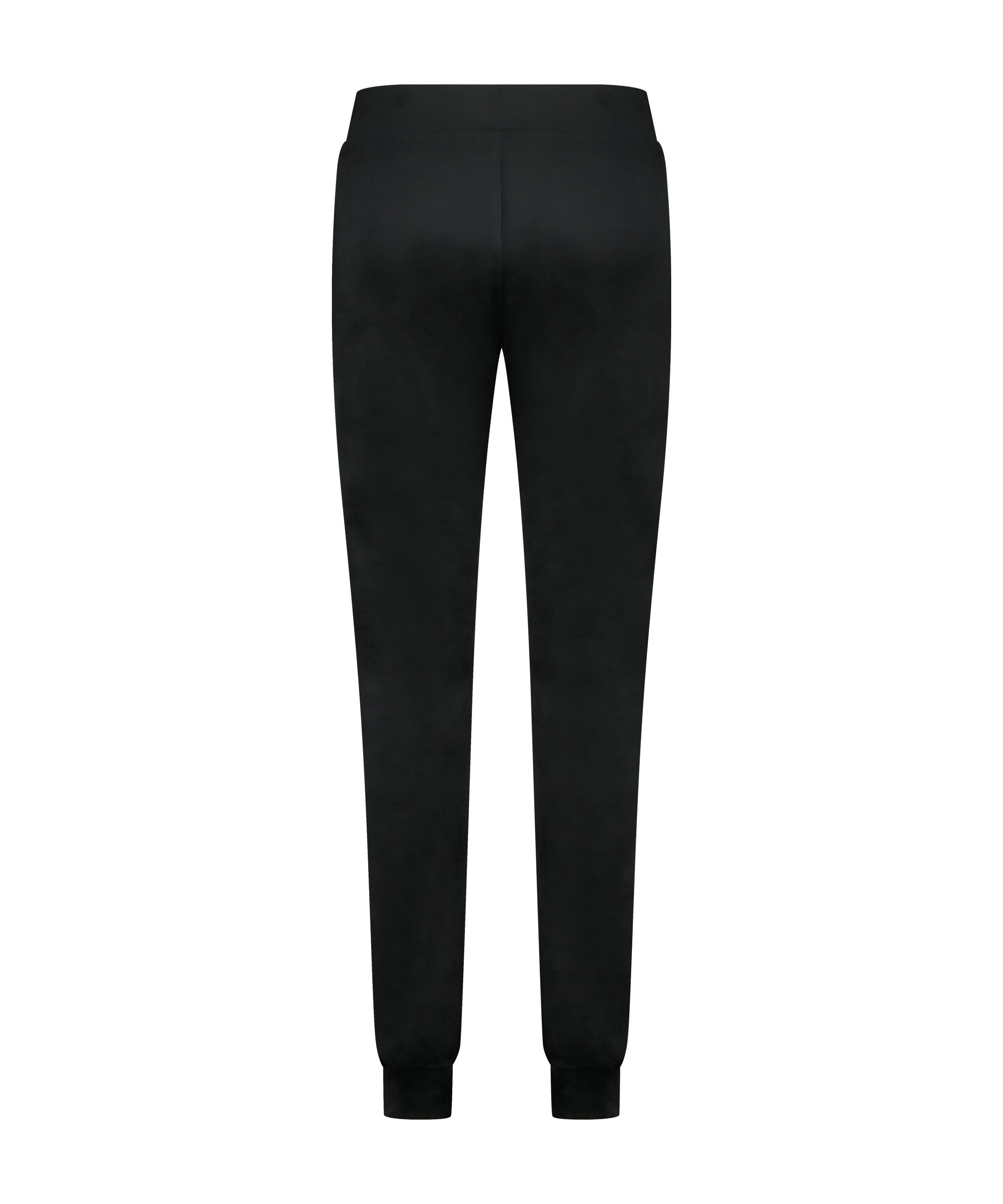 Tall Joggingbukser Velours, sort, main