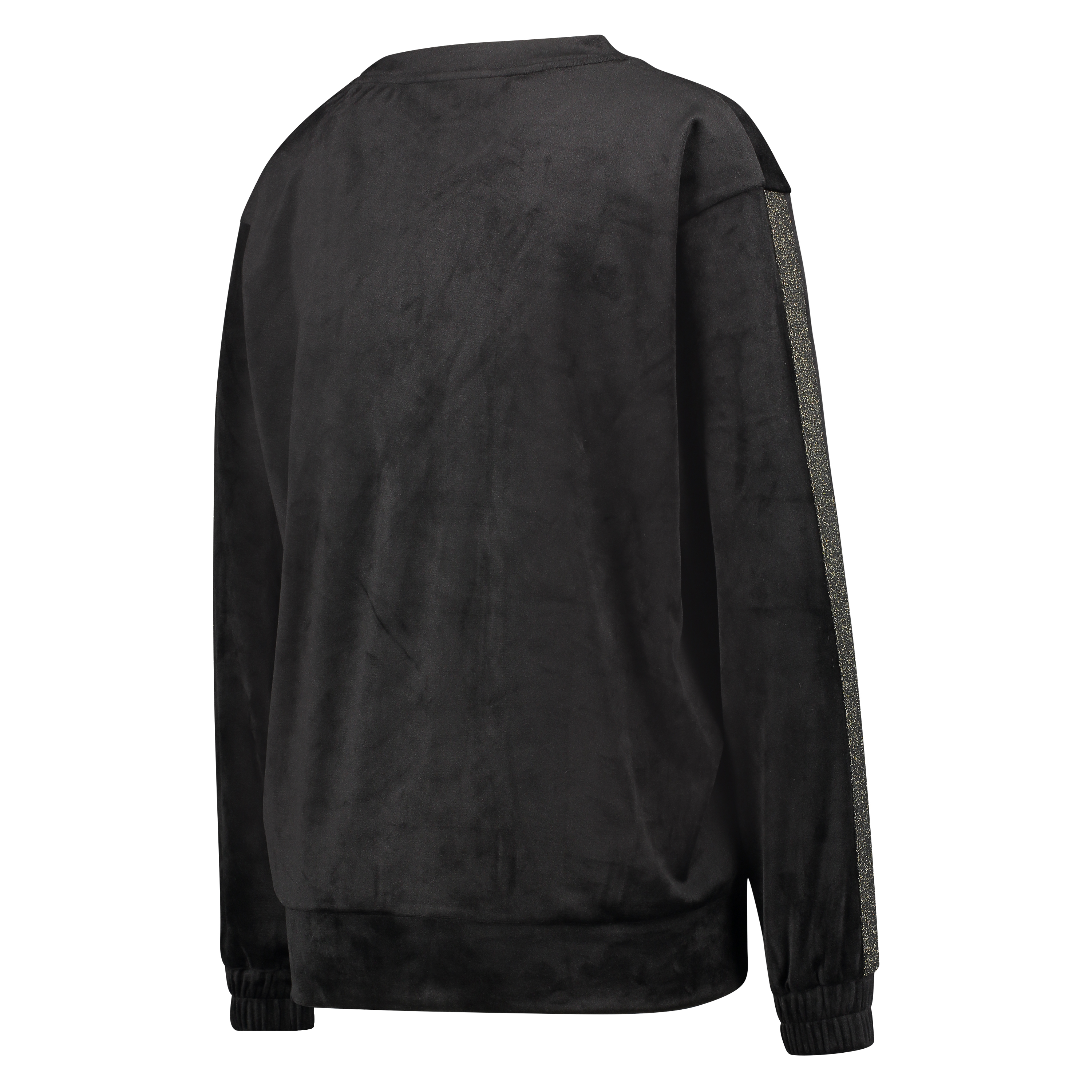 Top Velour Shimmer, Sort, main