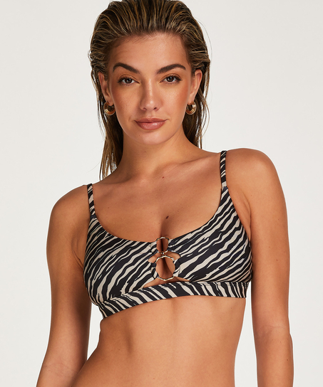 Bikinitop Zebra, Brown