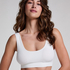 Bralette Scoop Dianne, Hvid