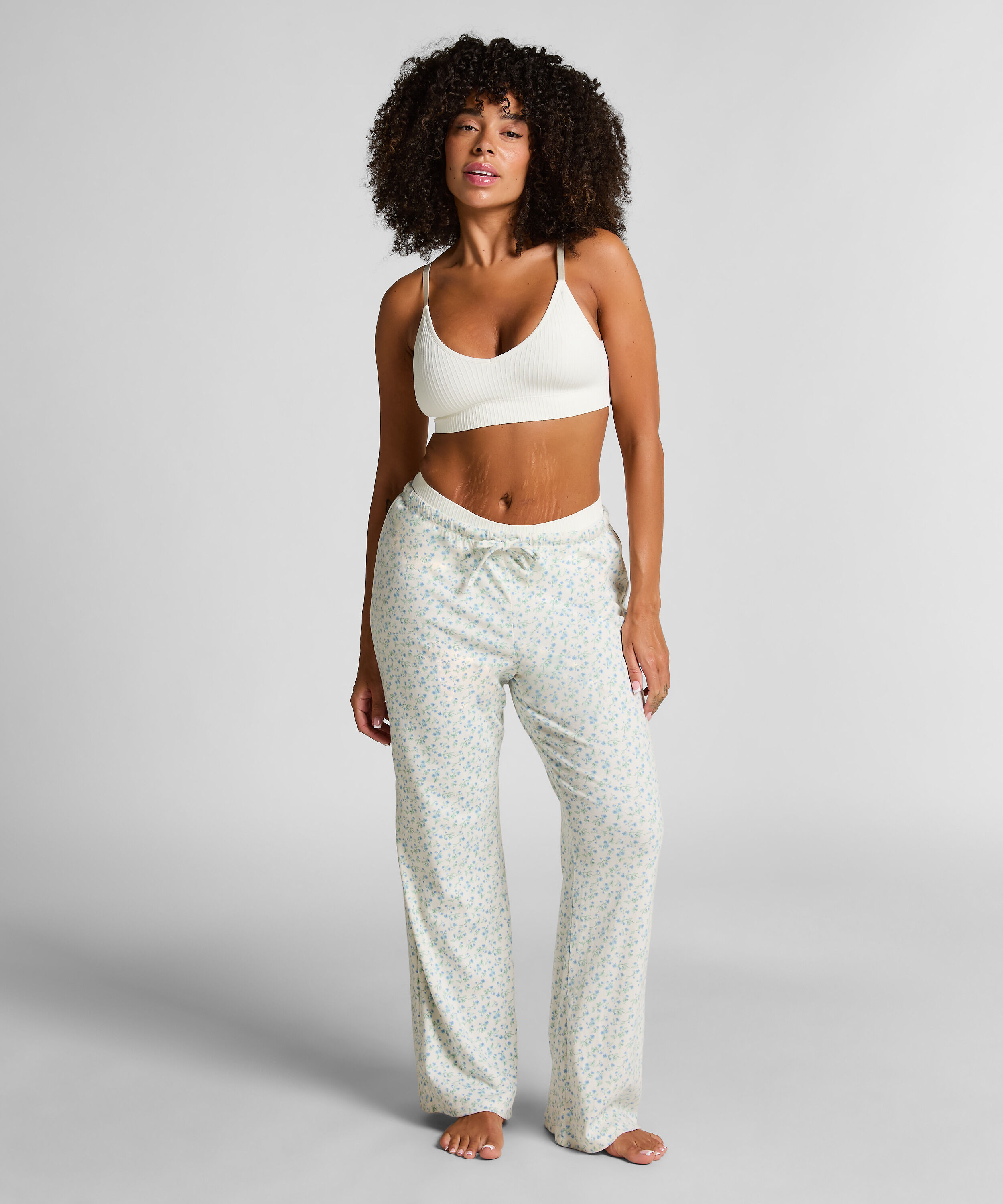 Florecita pyjamasbukser, Hvid