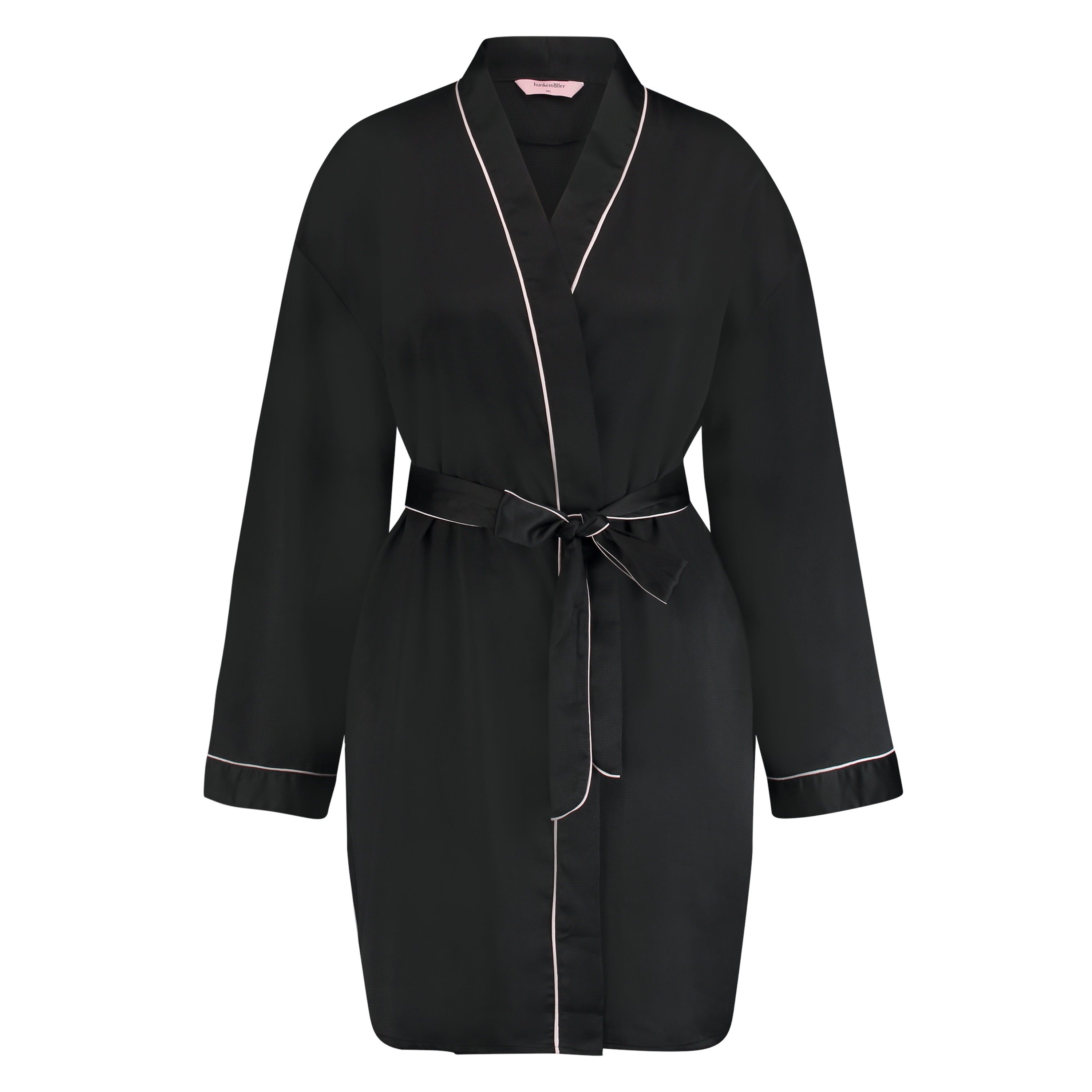 Satin kimono, Sort, main