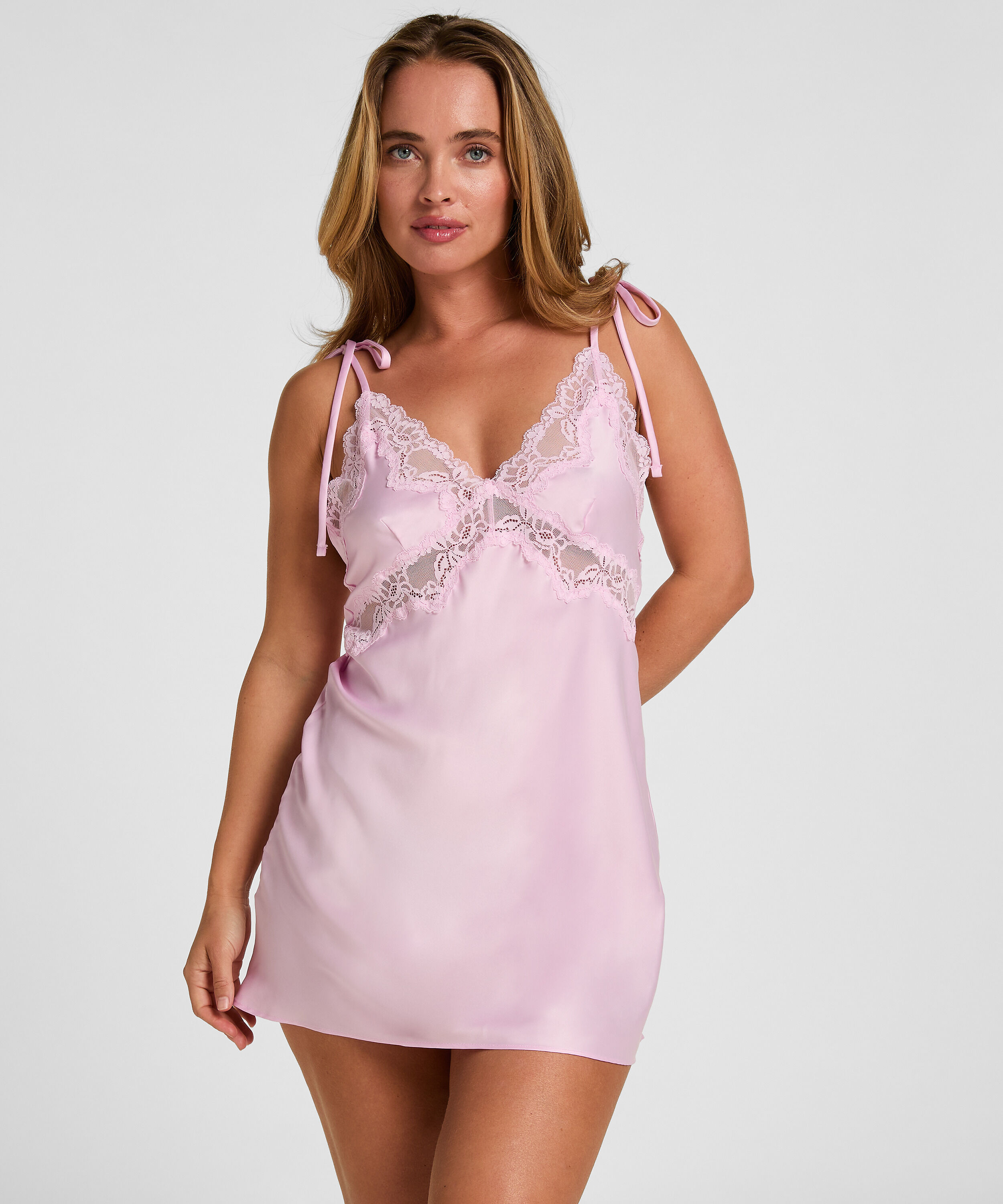Slipdress Camelia, Lyserød Slipdress Camelia, Lyserød