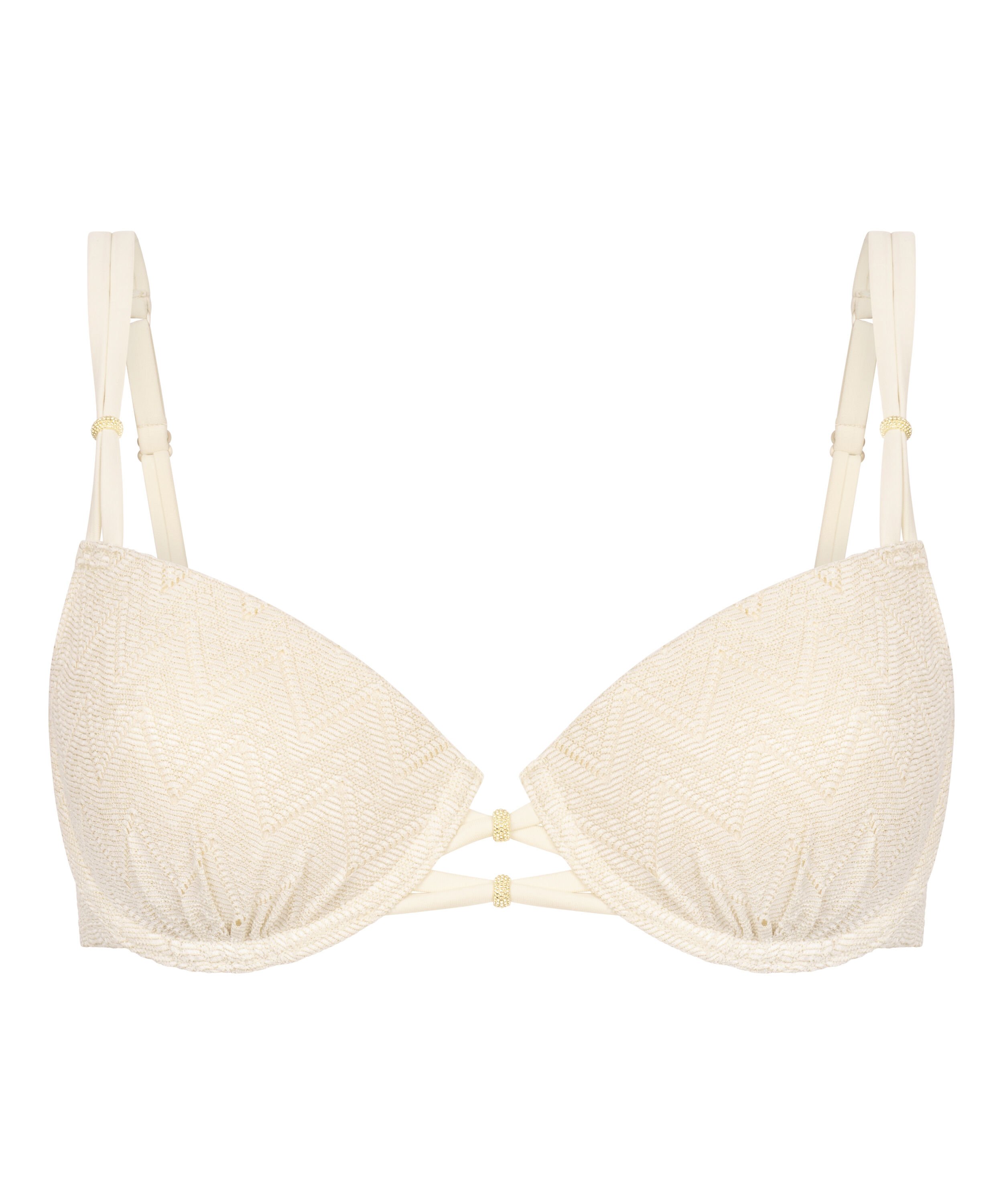 Bikini Top h&aelig;klet, Hvid