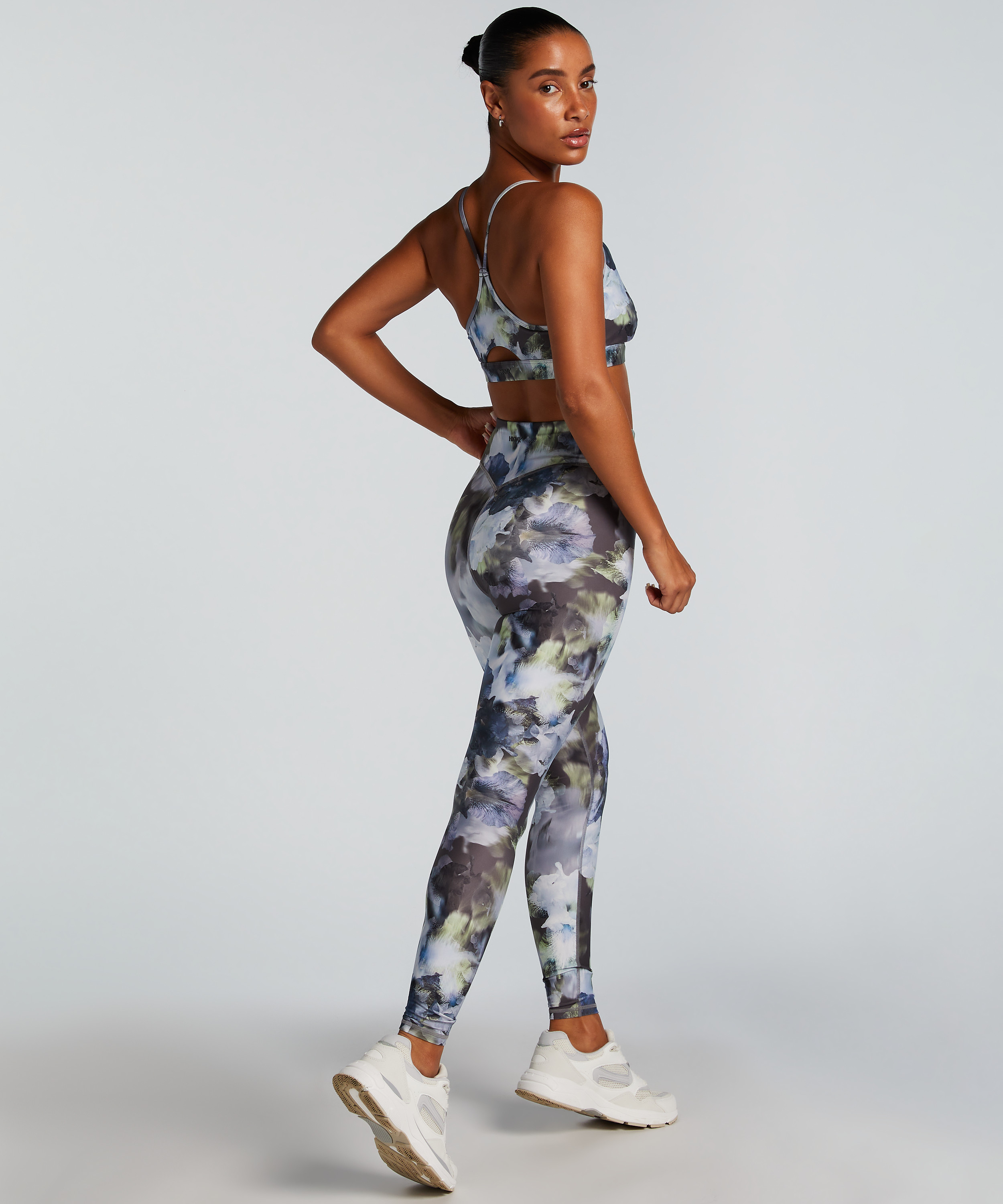 HKMX Leggings med høj talje, Grå, main