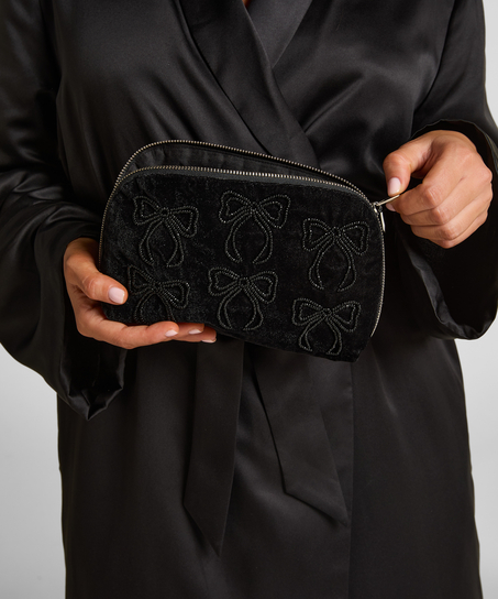 Bow makeuptaske, Sort