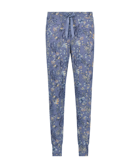 Tall Ditzy Floral pyjamasbukser, blå
