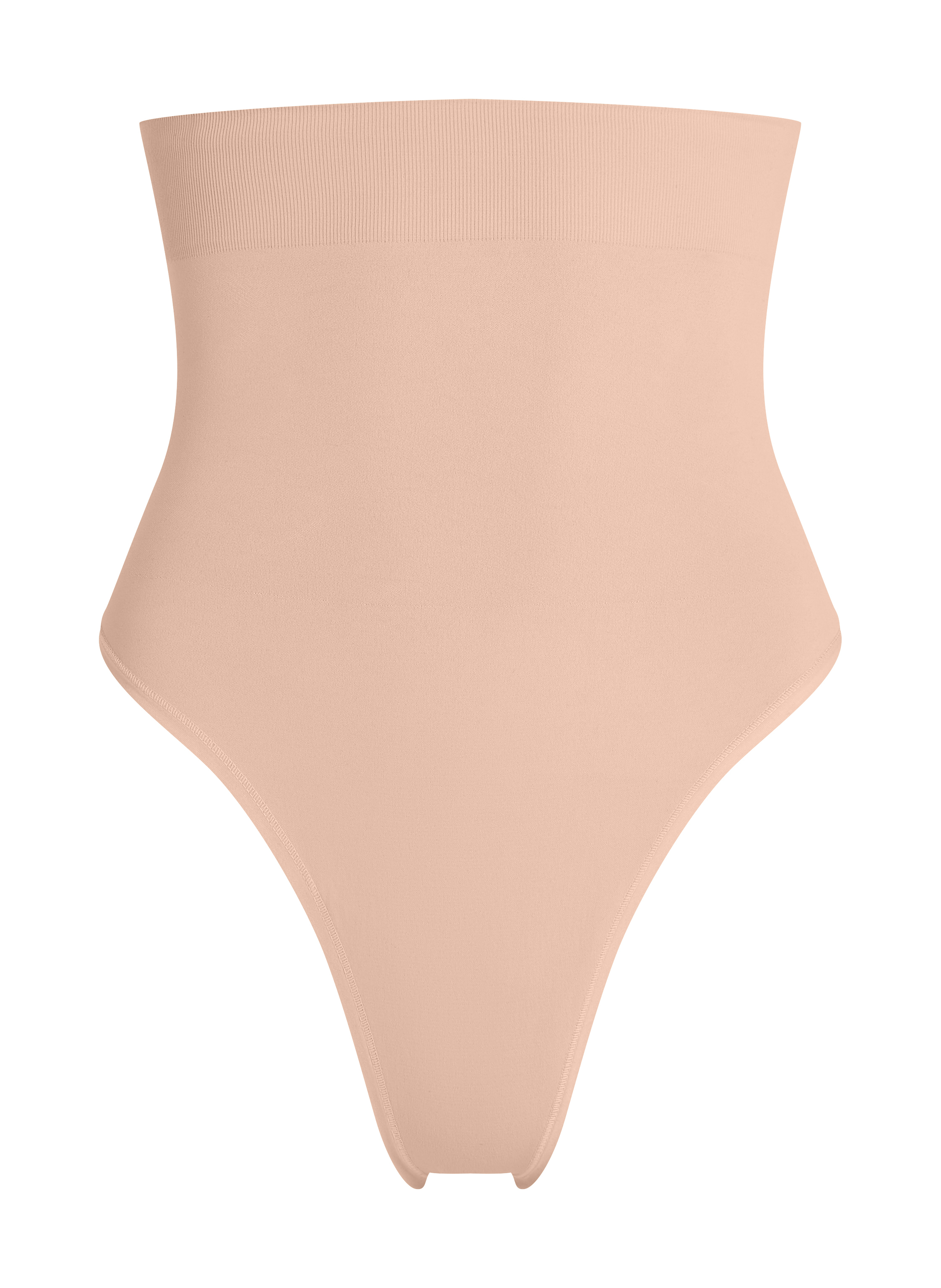 Sømløs g-streng, Beige, main
