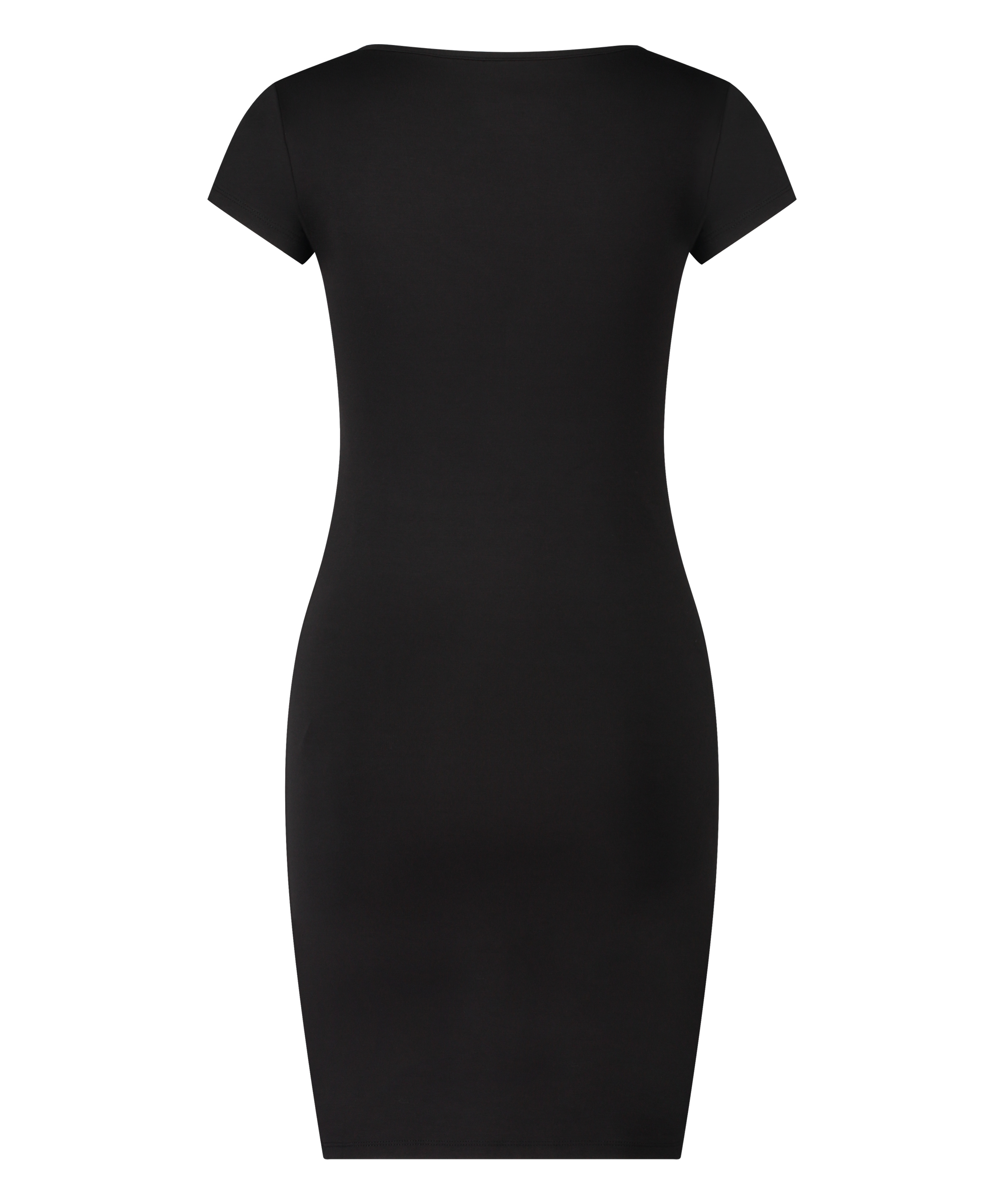 Natkjole Henley, sort, main