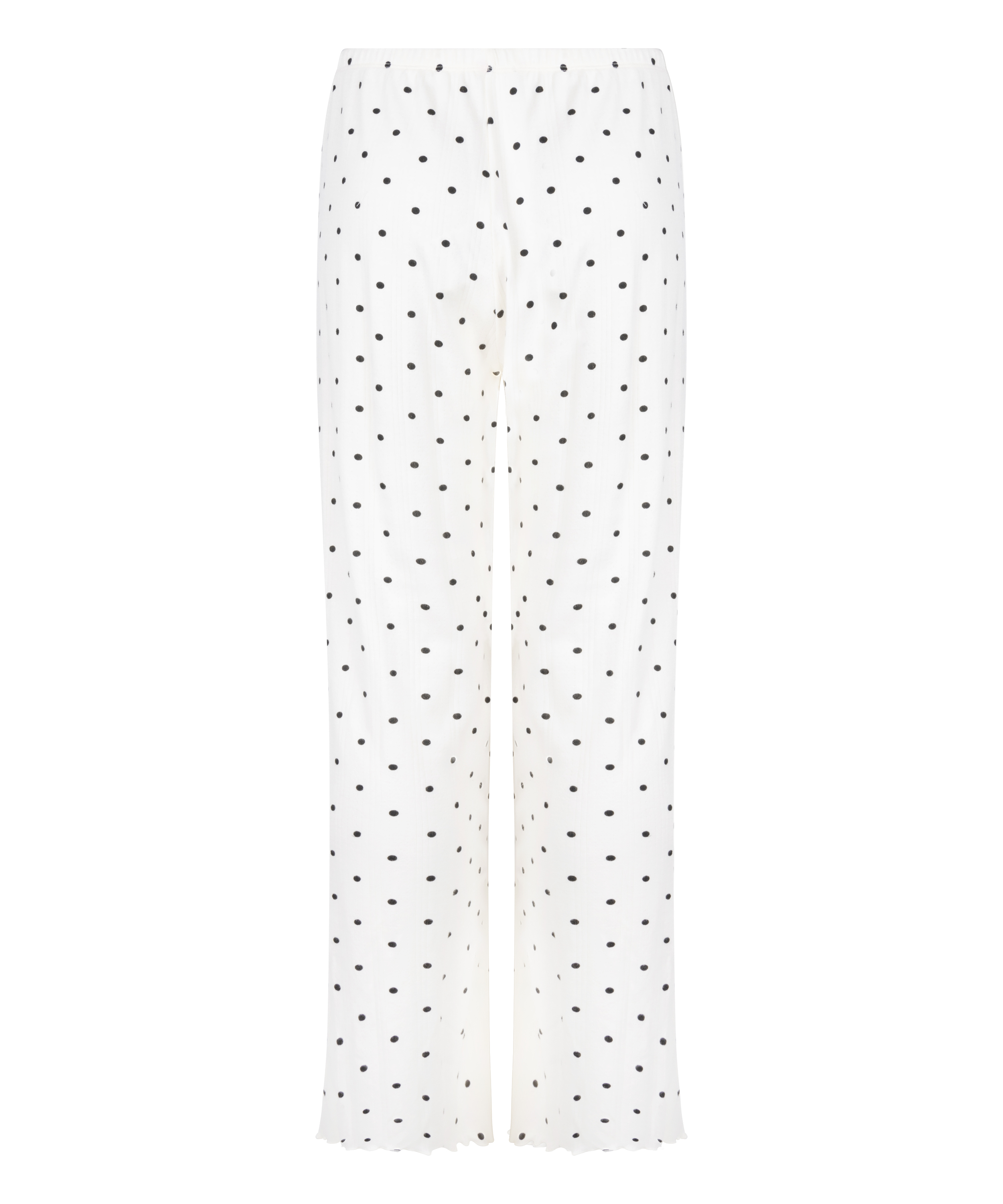 Pyjama Pant Loose Pointelle, Hvid, main