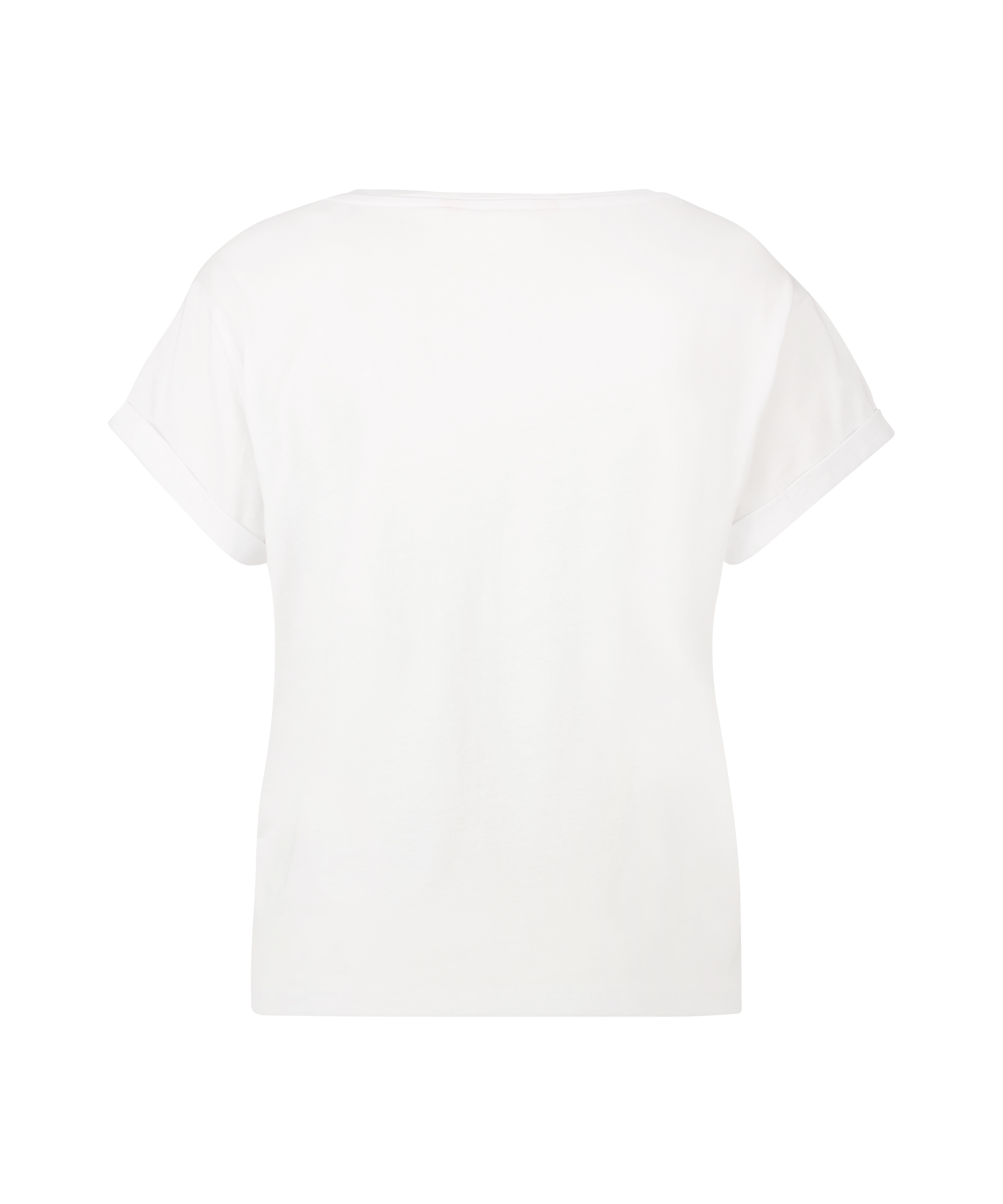 Kortærmet top Pink Ribbon, Hvid, main