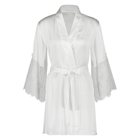 Kimono Satin Lily, Hvid