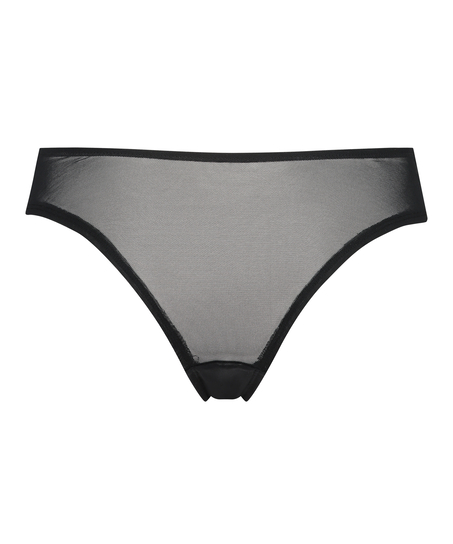 Brasiliansk trusse med h&oslash;j benudsk&aelig;ring Kimberley, sort