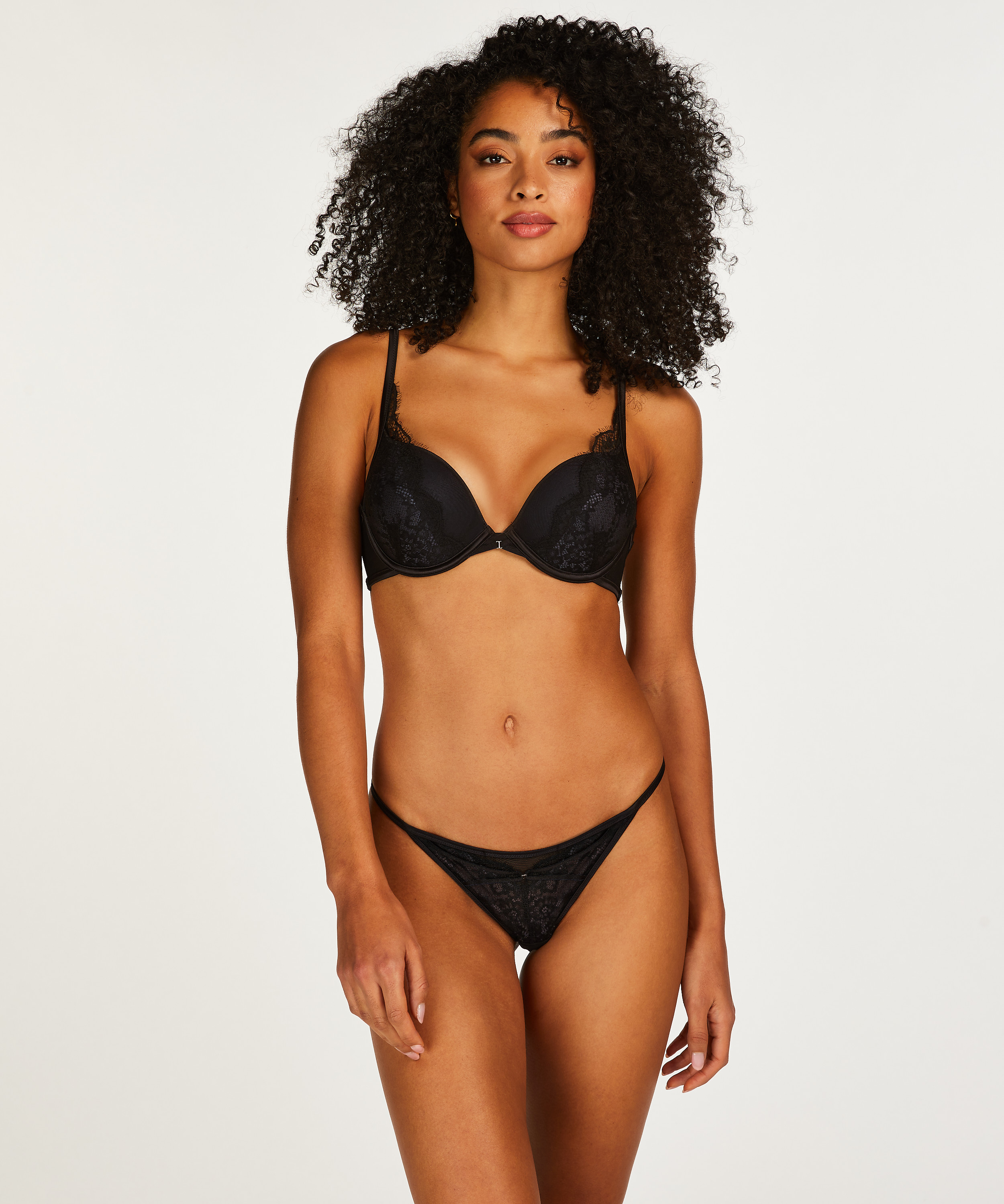 Vatteret maximizer-bøjle-bh Elissa, Sort, main