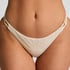 Bikinitrusse Crochet, Hvid