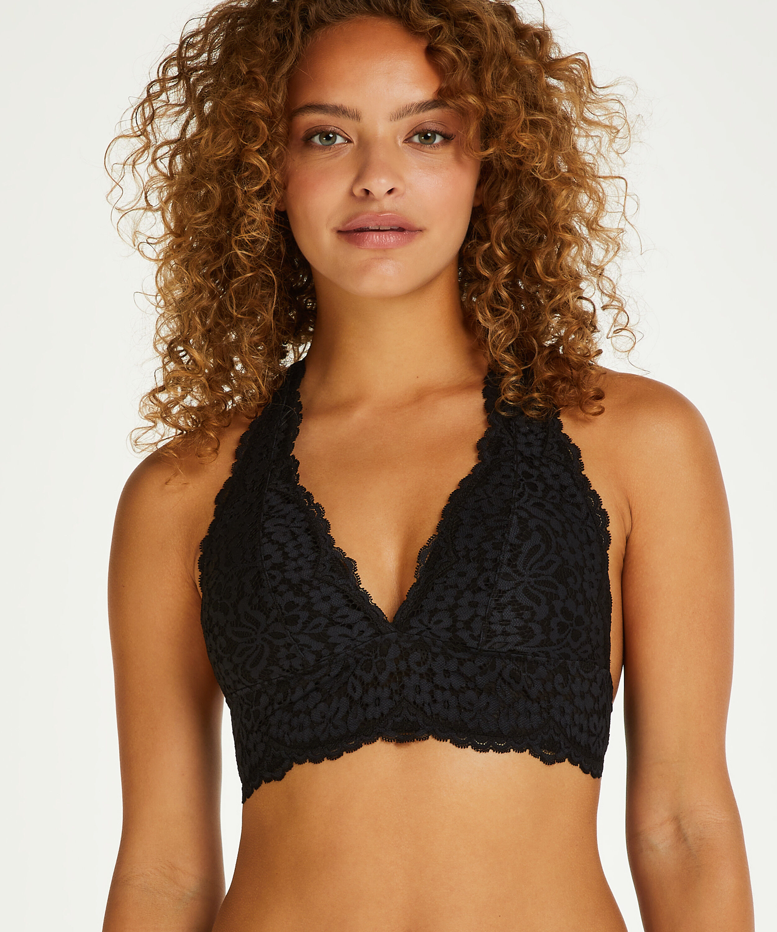 Bralette Rose, Sort