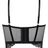 Ikke-formstøbt longline bøjle-bh Cierra, Sort