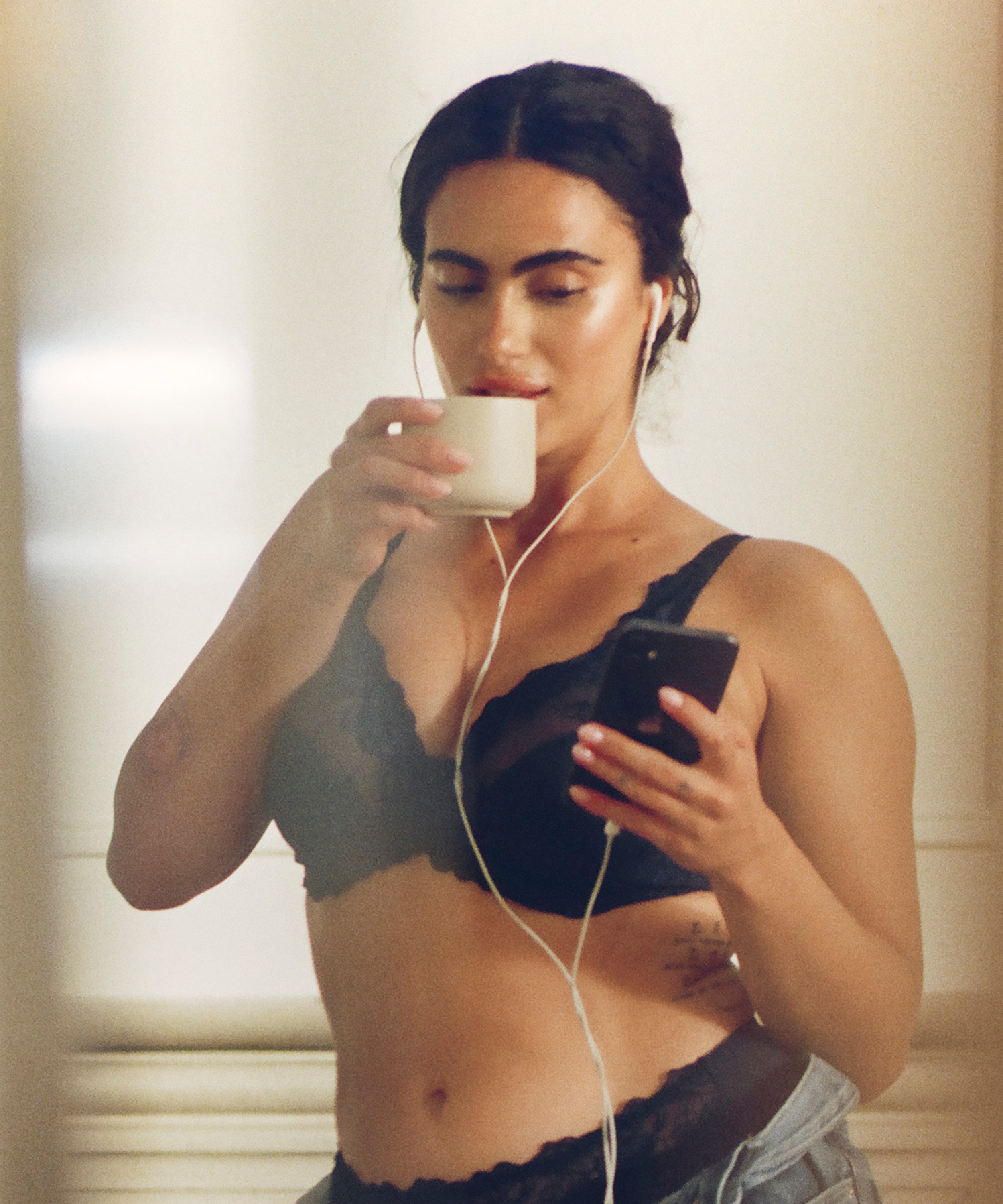 Ikke-formstøbt bøjle-bh Diva, Blå, main