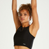 HKMX Sport cropped tanktop Shine on, Sort