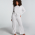 Pyjamasbukser Pointelle, Beige