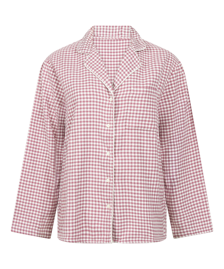 Pyjamastop Flonel Essentials, Lilla